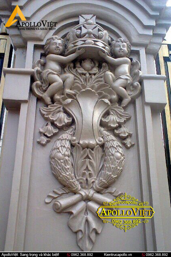 Thi công Đắp vẽ Hoa văn Phào chỉ, Phù điêu Tân cổ điển Đẹp mắt